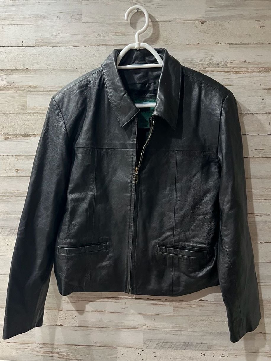 Serano Leather Black Leather Jacket